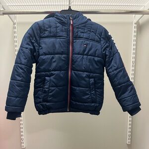 Tommy Hilfiger Kids Dark Blue Puffer Jacket